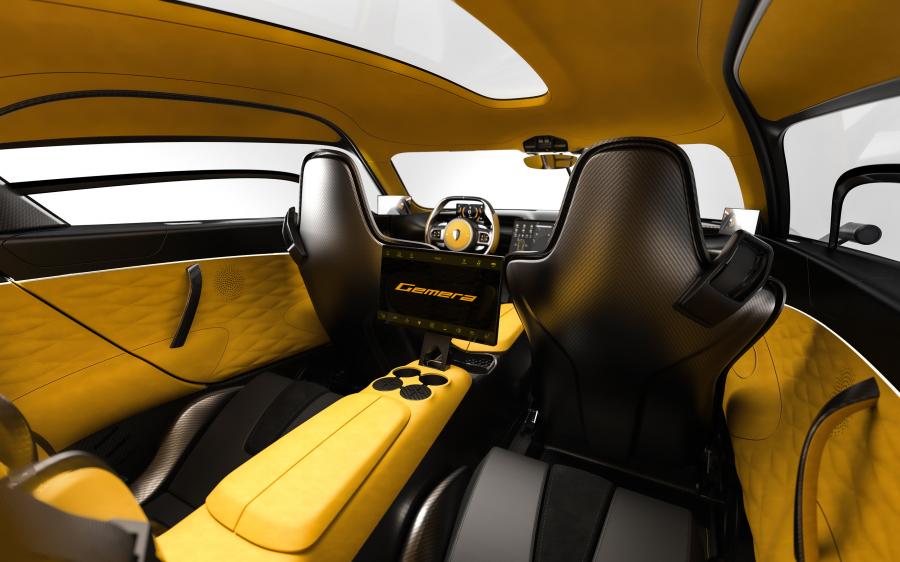 Интерьер Koenigsegg Gemera 2020 года  (фото 16 из 46)